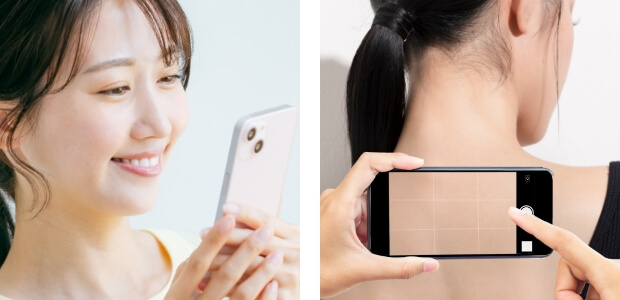 写真撮影：良い例